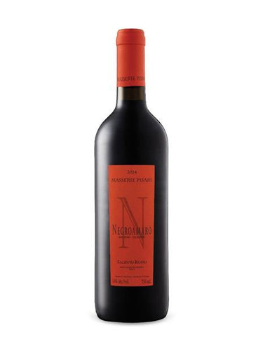 Vino Tinto Negroamaro Salento Rosso Igt Masserie Pisari 750 Ml
